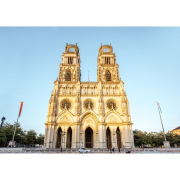 Lais Puzzle - Blick auf die Kathedrale Saint Croix in Orleans während des Sonnenuntergangs in Mittelfrankreich - 1.000 Teile