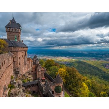 Lais Puzzle - Das Chateau du Haut-Kœnigsbourg, eine mittelalterliche Burg in den Vogesen, Orschwiller, Bas-Rhin, Elsass, Frankreich, gleich westlich von Sélestat - 40, 100, 200, 500, 1.000 & 2.000 Teile