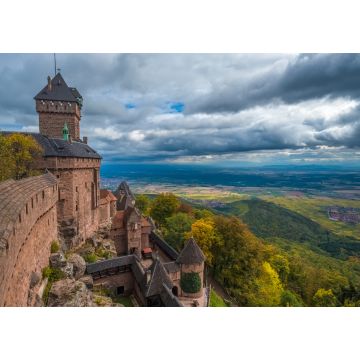 Lais Puzzle - Das Chateau du Haut-Kœnigsbourg, eine mittelalterliche Burg in den Vogesen, Orschwiller, Bas-Rhin, Elsass, Frankreich, gleich westlich von Sélestat - 1.000 Teile