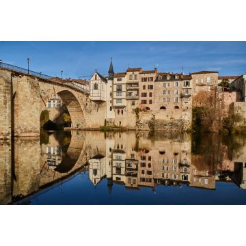 Lais Puzzle - Das Dorf Villeneuve sur Lot in Frankreich - 2.000 Teile