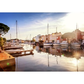 Lais Puzzle - Bunte Stadt auf dem Wasser, Hafen von Grimaud, Côte d'Azur - 1.000 Teile