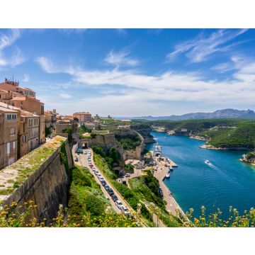 Lais Puzzle - Landschaft auf der Insel Korsika, schöner Blick auf die Stadt Calvi mit dem Schloss auf dem Hügel im Sommer, Frankreich - 40, 100, 200, 500, 1.000 & 2.000 Teile