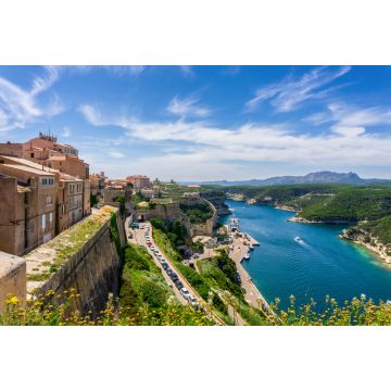 Lais Puzzle - Landschaft auf der Insel Korsika, schöner Blick auf die Stadt Calvi mit dem Schloss auf dem Hügel im Sommer, Frankreich - 2.000 Teile