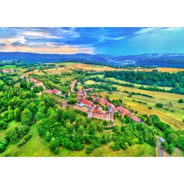Lais Puzzle - Chateau de Belvoir, eine mittelalterliche Burg im Departement Doubs in Frankreich - 1.000 Teile