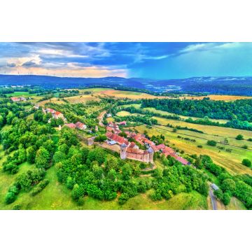 Lais Puzzle - Chateau de Belvoir, eine mittelalterliche Burg im Departement Doubs in Frankreich - 2.000 Teile
