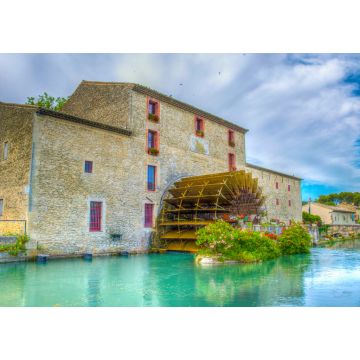 Lais Puzzle - Haus mit Wasserrad, Region Luberon, Frankreich - 1.000 Teile