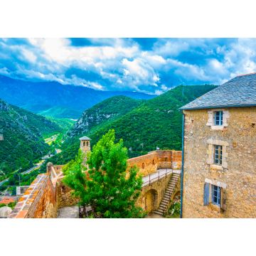 Lais Puzzle - Innenhof des Fort Liberia im Dorf Villefranche de Conflent in Frankreich - 1.000 Teile