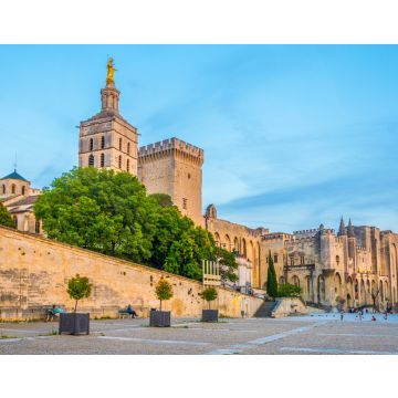 Lais Puzzle - Sonnenuntergangsansicht des Papstpalastes und der Kathedrale in Avignon, Frankreich - 40, 100, 200, 500, 1.000 & 2.000 Teile