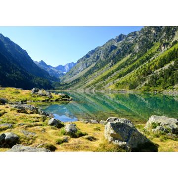 Lais Puzzle - Der Gaube-See im Sommer mit dem Berg Vignemale im Hintergrund, einem Berg der Pyrenäen - 1.000 Teile