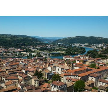 Lais Puzzle - Luftaufnahme der alten mittelalterlichen Stadt Vienne in der französischen Region Rhône-Alpes - 1.000 Teile