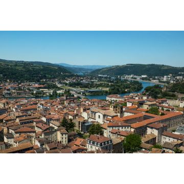 Lais Puzzle - Luftaufnahme der alten mittelalterlichen Stadt Vienne in der französischen Region Rhône-Alpes - 2.000 Teile