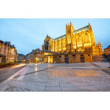 Lais Puzzle - Nachtansicht der Kathedrale in Metz, Frankreich - 2.000 Teile