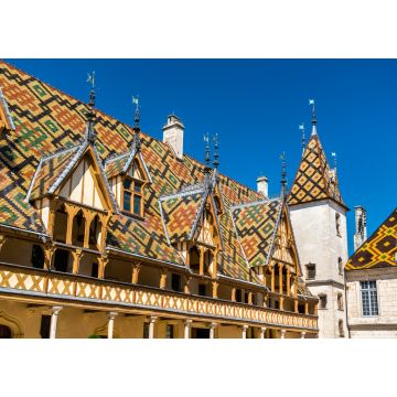 Lais Puzzle - Architektur der historischen Hospize von Beaune, Frankreich - 1.000 Teile