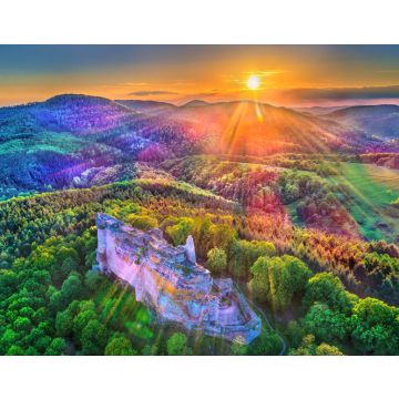 Lais Puzzle - Burg Fleckenstein in den Nordvogesen - Bas-Rhin, Frankreich - 40, 100, 200, 500, 1.000 & 2.000 Teile
