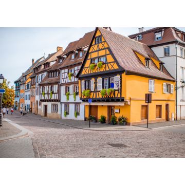 Lais Puzzle - Blick auf die Altstadt mit schönen Fachwerkhäusern in Colmar, berühmte französische Stadt im Elsass - 1.000 Teile
