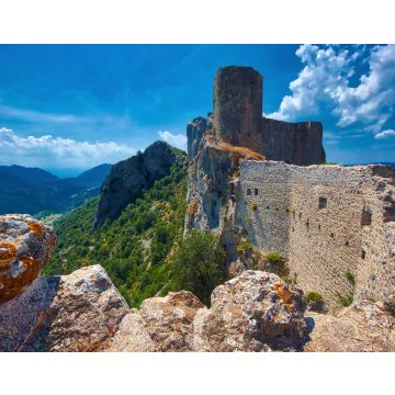Lais Puzzle - Schloss von Peyrepertuse, eine Ruine der Katharer aus dem 11. - 40, 100, 200, 500, 1.000 & 2.000 Teile