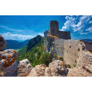 Lais Puzzle - Schloss von Peyrepertuse, eine Ruine der Katharer aus dem 11. - 2.000 Teile