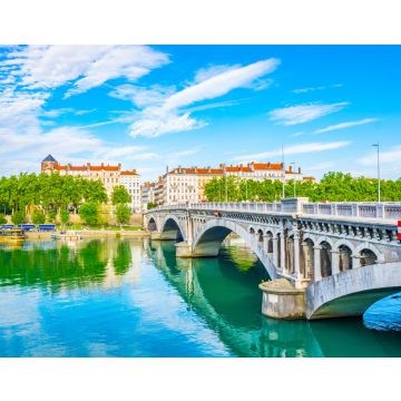 Lais Puzzle - Flussufer der Rhone in Lyon, Frankreich - 40, 100, 200, 500, 1.000 & 2.000 Teile