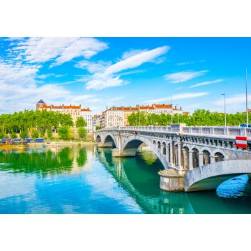 Lais Puzzle - Flussufer der Rhone in Lyon, Frankreich - 1.000 Teile