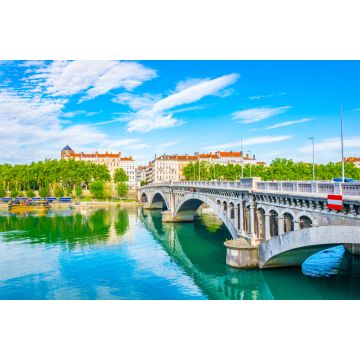 Lais Puzzle - Flussufer der Rhone in Lyon, Frankreich - 2.000 Teile