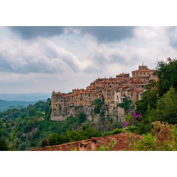 Lais Puzzle - Panoramablick auf die Stadt Tourrettes-sur-Loup in der Provence, Frankreich - 1.000 Teile