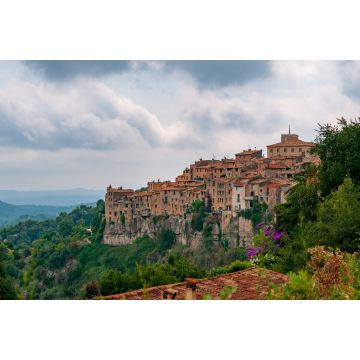 Lais Puzzle - Panoramablick auf die Stadt Tourrettes-sur-Loup in der Provence, Frankreich - 2.000 Teile