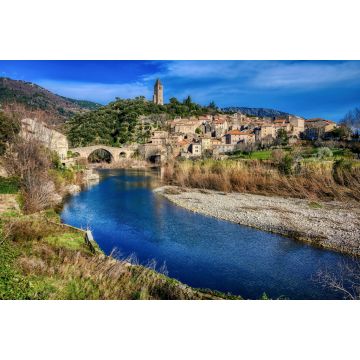 Lais Puzzle - Das Dorf Olargues in der Region Languedoc (Frankreich) - 2.000 Teile