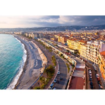 Lais Puzzle - Stadt Nizza Promenade des Anglais am Wasser - Luftaufnahme - 1.000 Teile