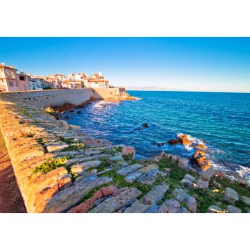 Lais Puzzle - Blick auf die historische Altstadt von Antibes, Strandpromenade und Wahrzeichen - 1.000 Teile