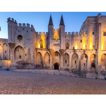 Lais Puzzle - Avignon. Provence. Die zentrale Fassade des Papstpalastes in der Morgendämmerung - 40, 100, 200, 500, 1.000 & 2.000 Teile