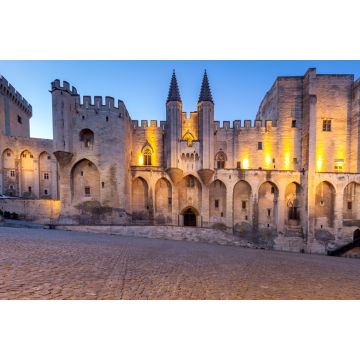 Lais Puzzle - Avignon. Provence. Die zentrale Fassade des Papstpalastes in der Morgendämmerung - 2.000 Teile