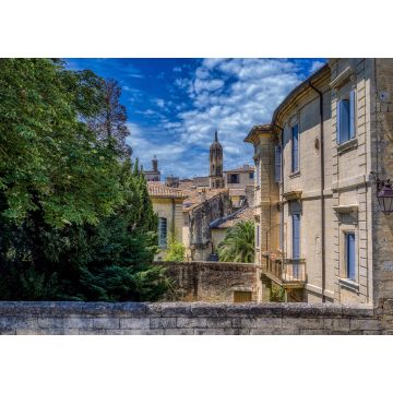 Lais Puzzle - Alte mittelalterliche Steingebäude in der Stadt Uzes im Departement Gard in Frankreich - 1.000 Teile