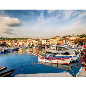 Lais Puzzle - Stadtbild mit Jachthafen in der Bucht des Ferienorts Cassis. Frankreich, Provence - 40, 100, 200, 500, 1.000 & 2.000 Teile