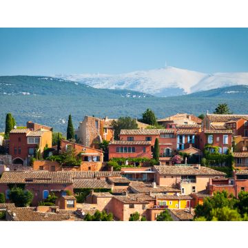 Lais Puzzle - Dorf Roussillon mit dem Berg Ventoux im Hintergrund, Region Vaucluse, Provence - 40, 100, 200, 500, 1.000 & 2.000 Teile