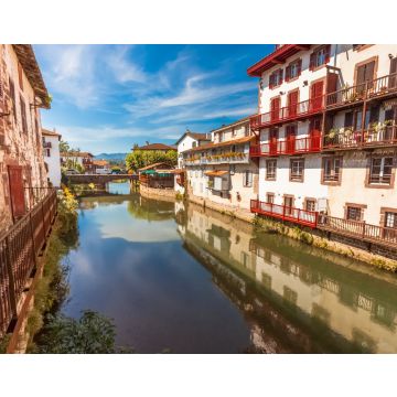 Lais Puzzle - Saint-Jean-pied-de-Port, durchquert von der Nive, Frankreich - 40, 100, 200, 500, 1.000 & 2.000 Teile