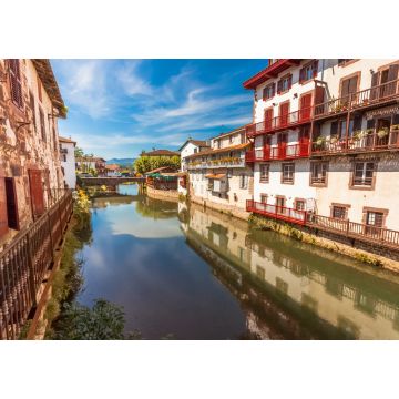 Lais Puzzle - Saint-Jean-pied-de-Port, durchquert von der Nive, Frankreich - 1.000 Teile