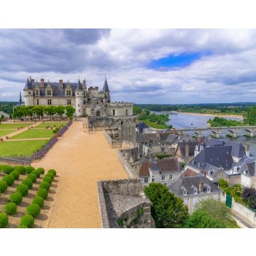 Lais Puzzle - Schloss Amboise, schönes französisches Kulturerbe, Panorama mit dem Fluss Loire im Frühling - 40, 100, 200, 500, 1.000 & 2.000 Teile