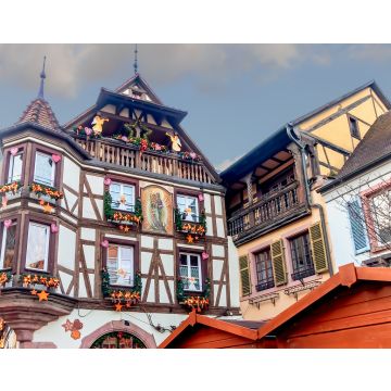 Lais Puzzle - Weihnachtsdekoration in Kaysersberg, Elsass, Frankreich - 40, 100, 200, 500, 1.000 & 2.000 Teile