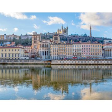Lais Puzzle - Kathedrale Saint Jean und Basilika Notre-Dame de Fourviere, Wahrzeichen von Lyon, Rhône, Frankreich - 40, 100, 200, 500, 1.000 & 2.000 Teile