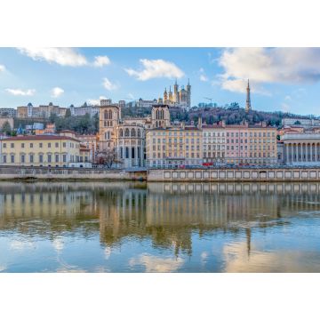 Lais Puzzle - Kathedrale Saint Jean und Basilika Notre-Dame de Fourviere, Wahrzeichen von Lyon, Rhône, Frankreich - 1.000 Teile