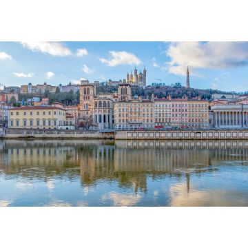 Lais Puzzle - Kathedrale Saint Jean und Basilika Notre-Dame de Fourviere, Wahrzeichen von Lyon, Rhône, Frankreich - 2.000 Teile