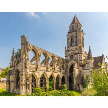 Lais Puzzle - Teilweise ruinierte mittelalterliche Kirche Saint Etienne in Caen, Normandie, Frankreich - 40, 100, 200, 500, 1.000 & 2.000 Teile