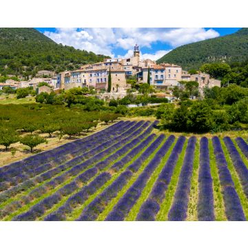 Lais Puzzle - Provence in Frankreich, Lavendelfelder und das Dorf Grigan - 40, 100, 200, 500, 1.000 & 2.000 Teile