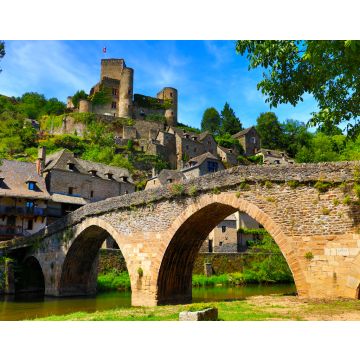 Lais Puzzle - Belcastel - wunderschönes berühmtes touristisches Dorf im Aveyron, Frankreich - 40, 100, 200, 500, 1.000 & 2.000 Teile