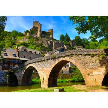 Lais Puzzle - Belcastel - wunderschönes berühmtes touristisches Dorf im Aveyron, Frankreich - 1.000 Teile