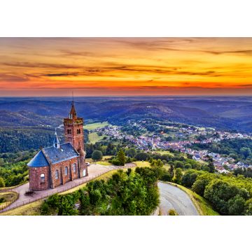 Lais Puzzle - Kapelle St. Leon auf dem Dabo-Felsen in den Vogesen - Moselle, Frankreich - 500, 1.000 & 2.000 Teile