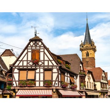 Lais Puzzle - Traditionelle Fachwerkhäuser in Obernai - Bas-Rhin, Frankreich - 40, 100, 200, 500, 1.000 & 2.000 Teile