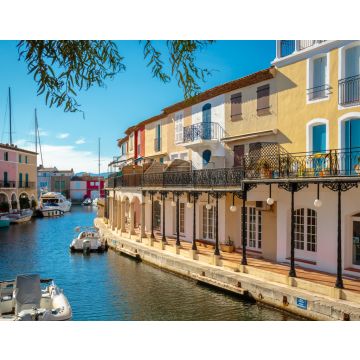 Lais Puzzle - Bunte Häuser und Boote auf einem Kanal in Port Grimaud, an der französischen Riviera - 40, 100, 200, 500, 1.000 & 2.000 Teile