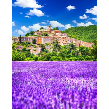 Lais Puzzle - Provence, Frankreich - Dorf Banon auf dem Hügel und Lavendelfeld - 40, 100, 200, 500 & 1.000 Teile