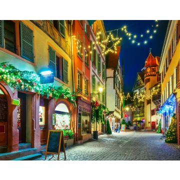 Lais Puzzle - Colmar - Weihnachtsmarktstadt im Elsass, Frankreich - 40, 100, 200, 500, 1.000 & 2.000 Teile